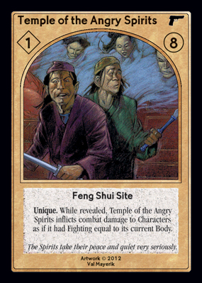 Temple of the Angry Spirits Temple of the Angry Spirits