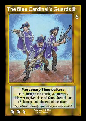 The Blue Cardinal's Guards The Blue Cardinal's Guards