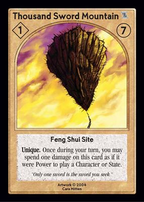 Thousand Sword Mountain Thousand Sword Mountain