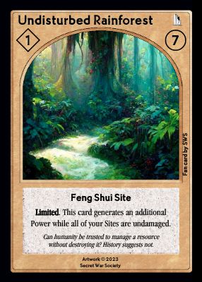 Undisturbed Rainforest Undisturbed Rainforest