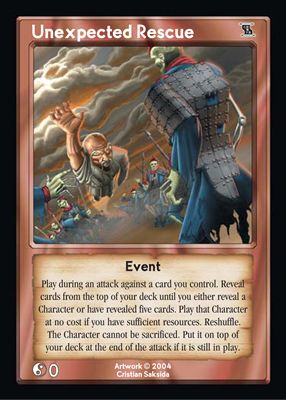 Unexpected Rescue Unexpected Rescue