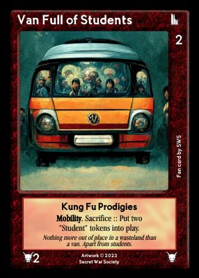 Van Full of Students Van Full of Students