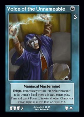 Voice of the Unnameable Voice of the Unnameable