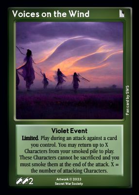 Voices on the Wind Voices on the Wind