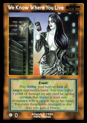 We Know Where You Live